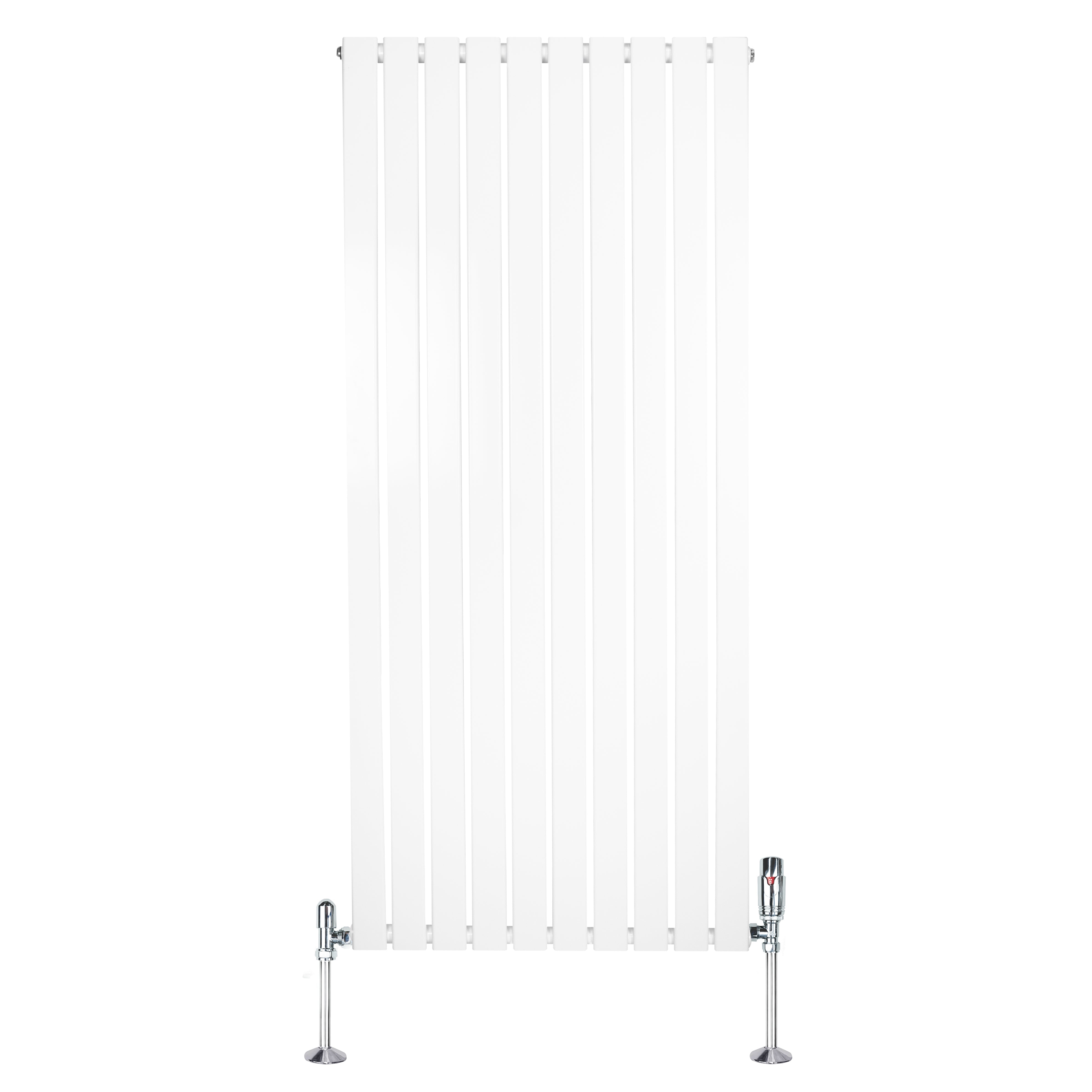 Q-Rax Radiatore Piatto 1600x700 mm Bianco Monocolonna Valvole