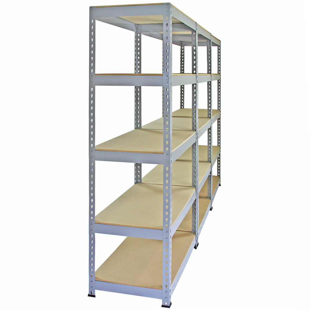 Scaffali Q-Rax 90x50 scaffale garage grigio 3 pezzi