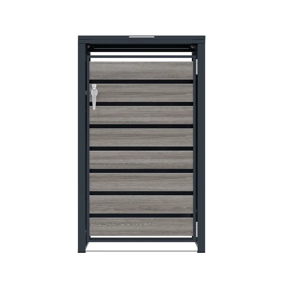 Q-Rax Deposito Copertura Bidone Singola 240L Antracite
