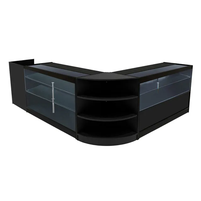 Q-Rax Set Banconi Theia LED Neri K1500 C1500 TB60 LM60 Vetro