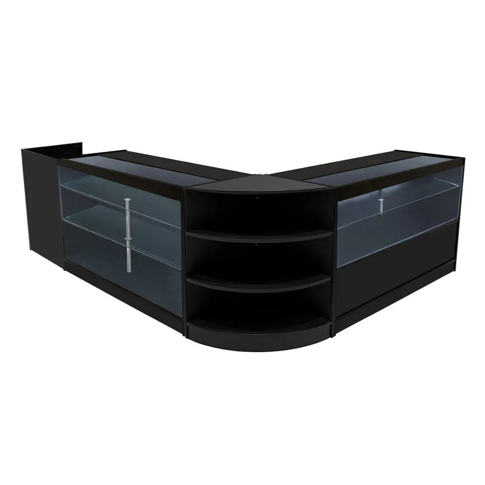 Q-Rax Set Banconi Theia LED Neri K1500 C1500 TB60 LM60 Vetro