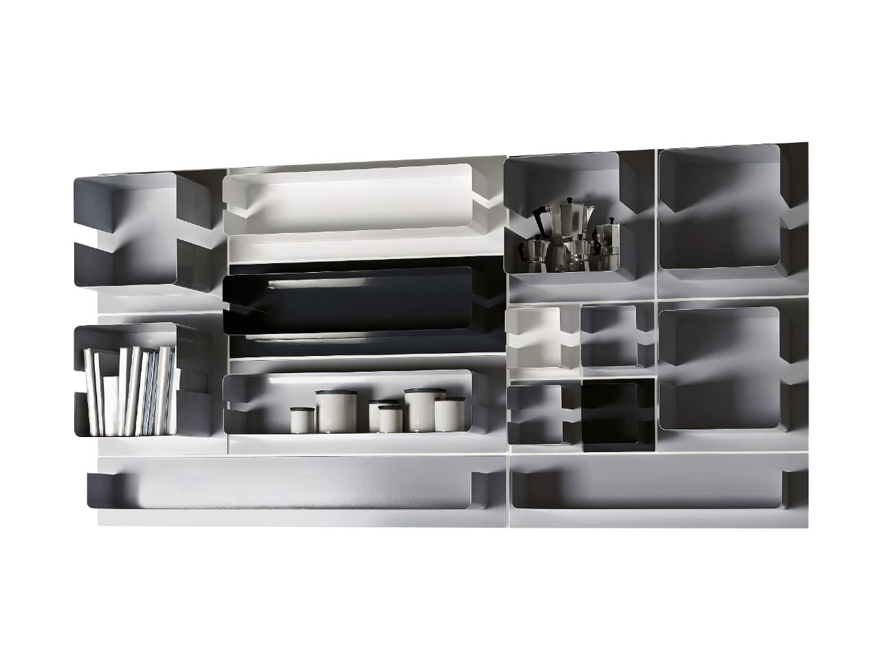 Officinanove Mbox Slim mensola design acciaio 101 cm CD