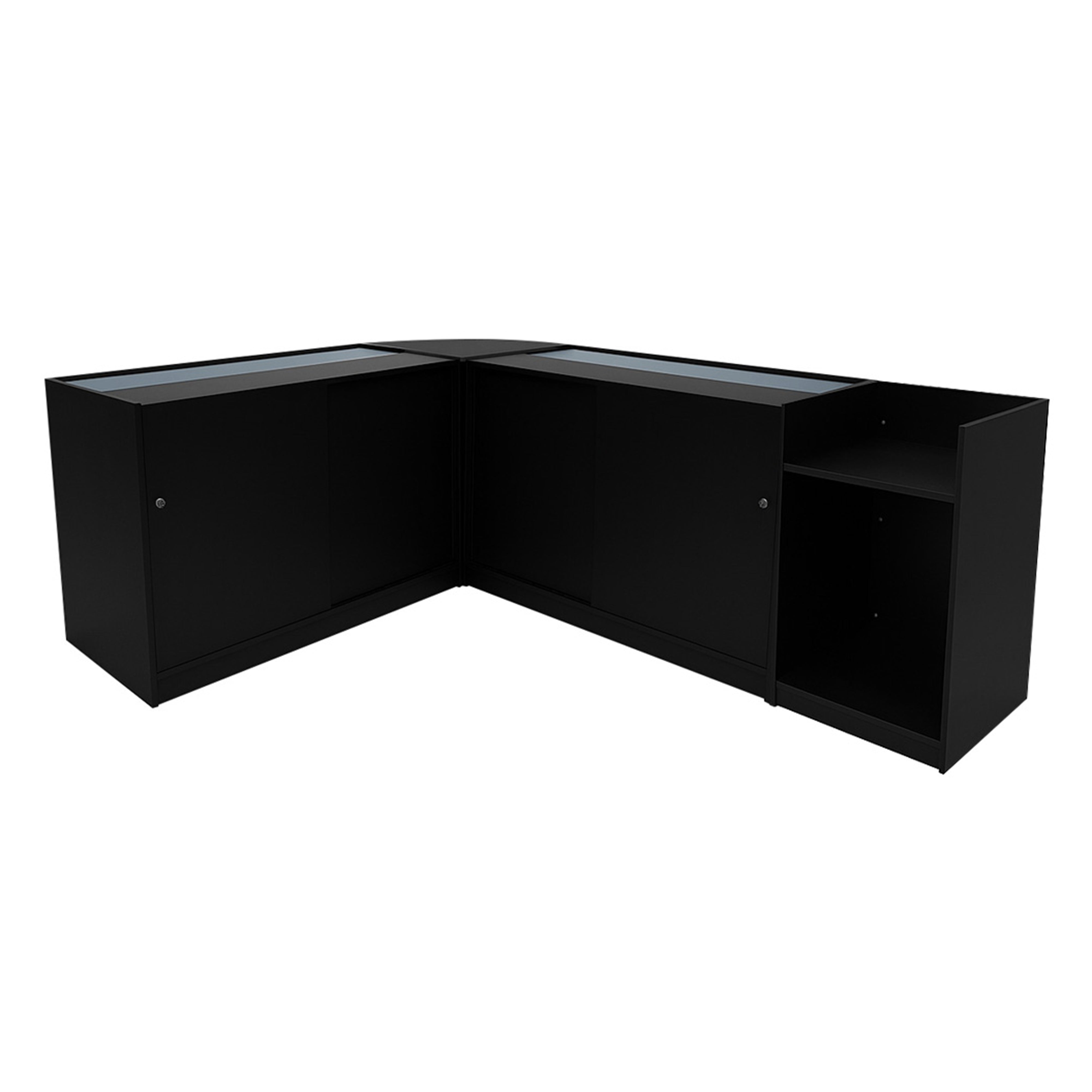 Q-Rax Eclipse Set 2 Banconi C1200 LM60 TB60 Nero LED