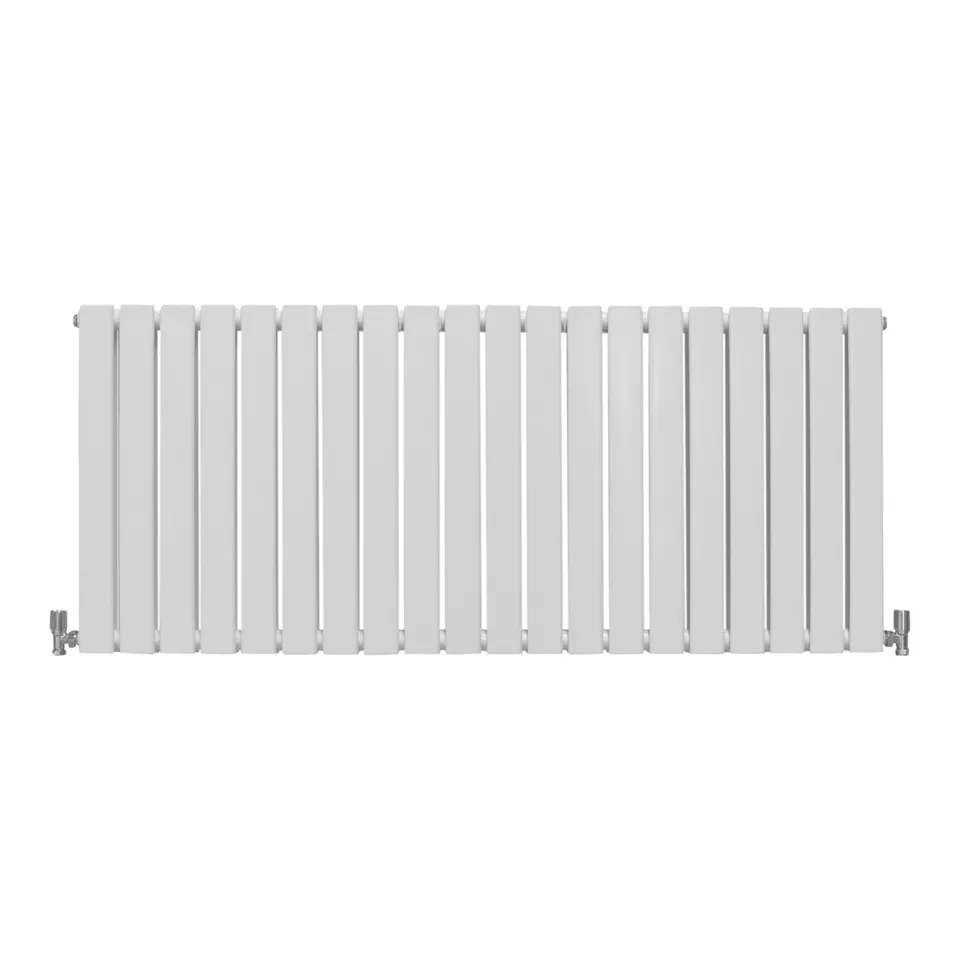 Q-Rax Radiatori Pannelli Piatti 60x140cm Termosifone Bianco Lucido