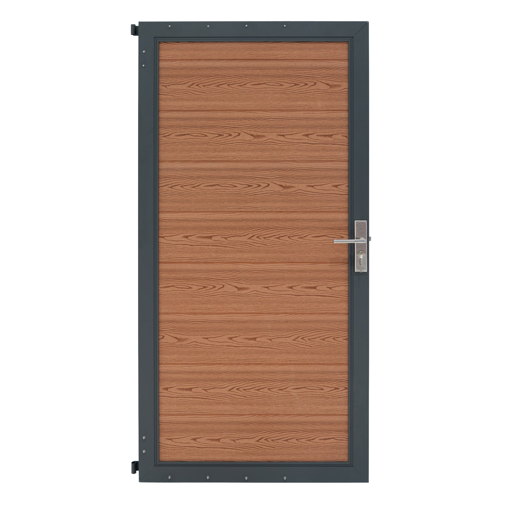 Q-Rax Deposito Porta Giardino Ecolegno Marrone 180x90cm