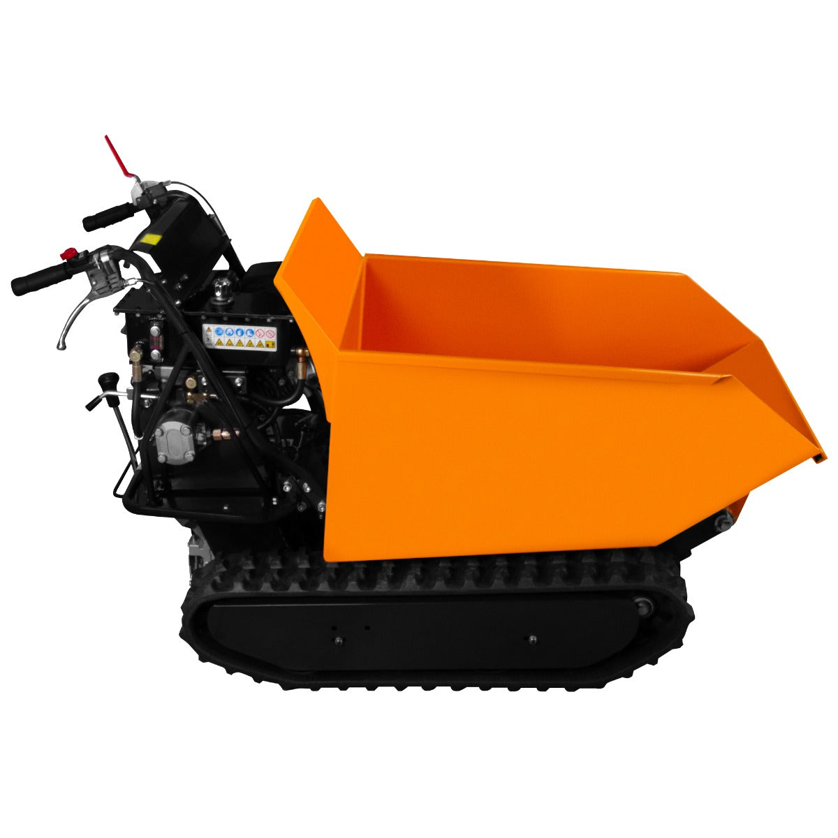 Q-Rax Dumper Cingolato Benzina Cassone Ribaltabile 500kg