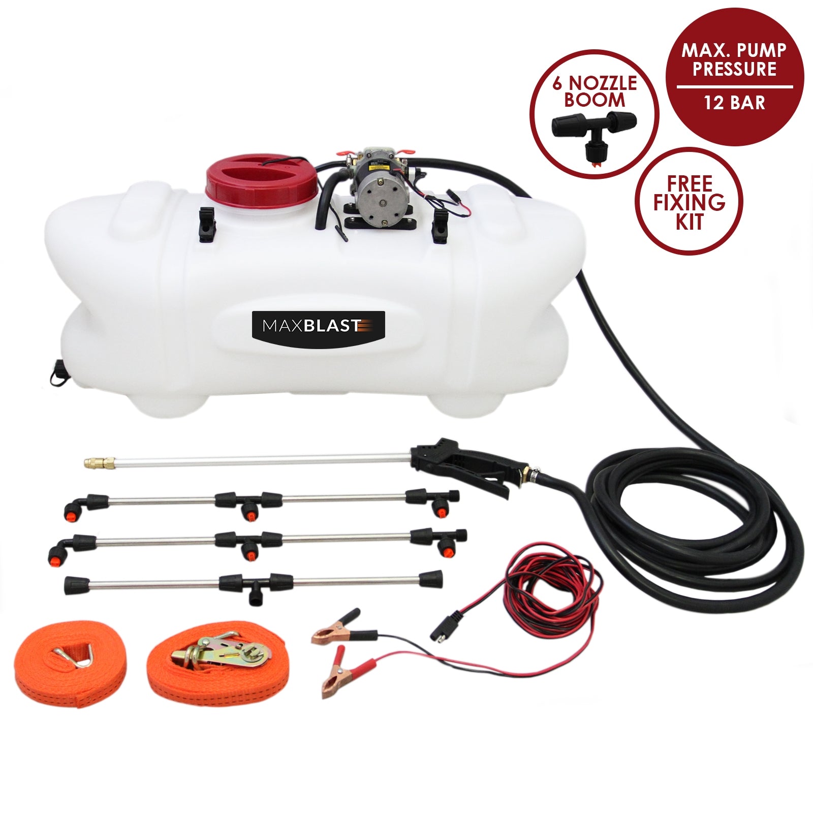 Q-Rax Irroratore per Quad 100L 12V 6 Ugelli