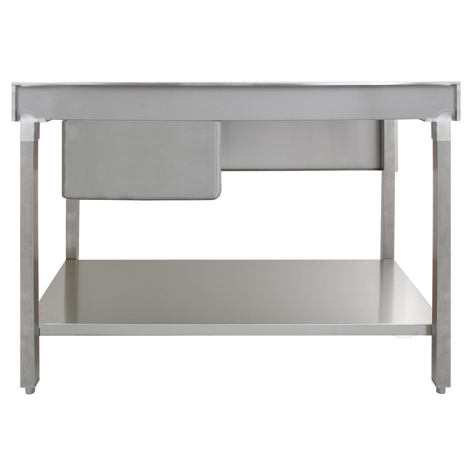 Q-Rax Ristorazione lavello inox 1 vasca scolapiatti sinistra ripiano