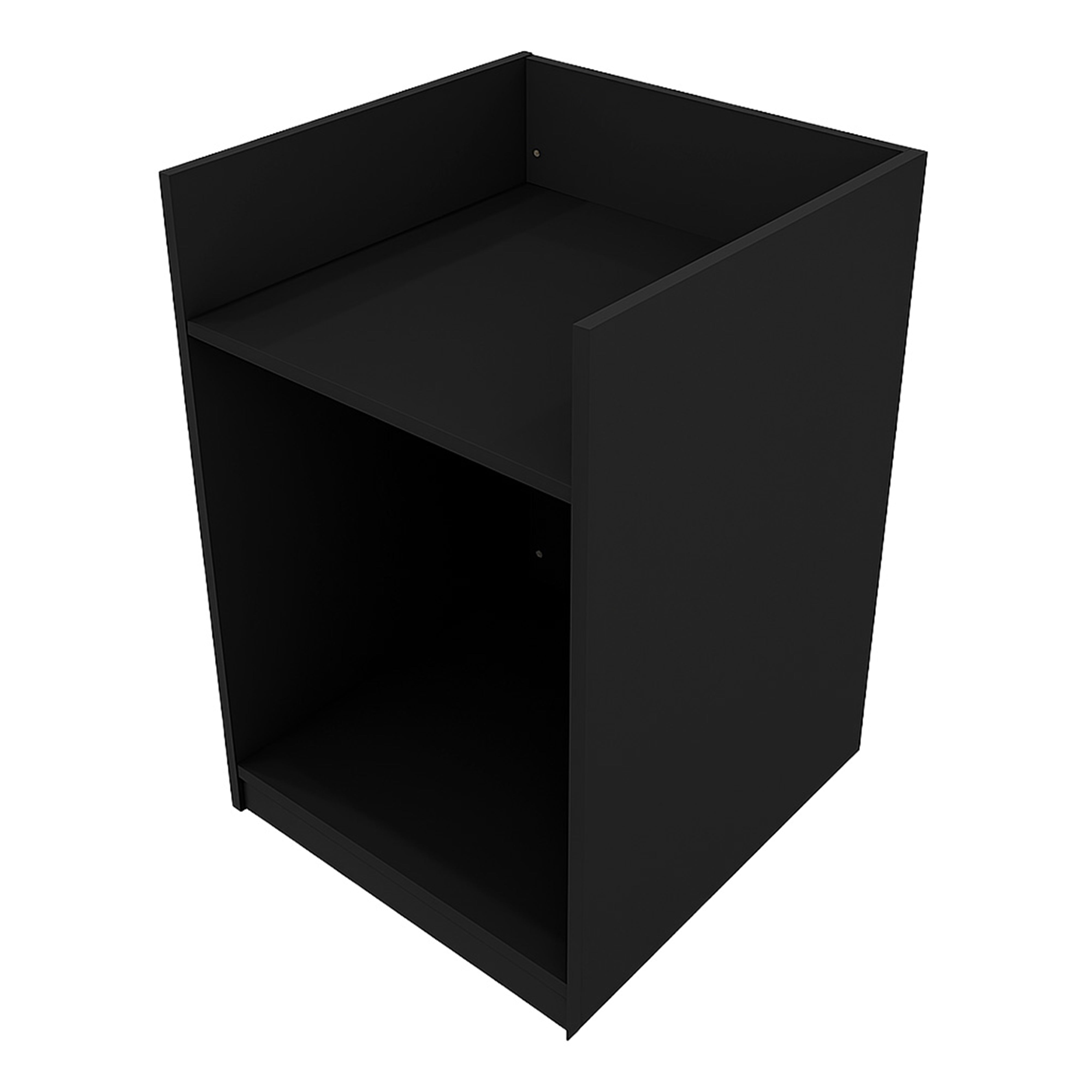 Q-Rax TB60 Bancone Cassa Negozio Nero 60x60x90 cm