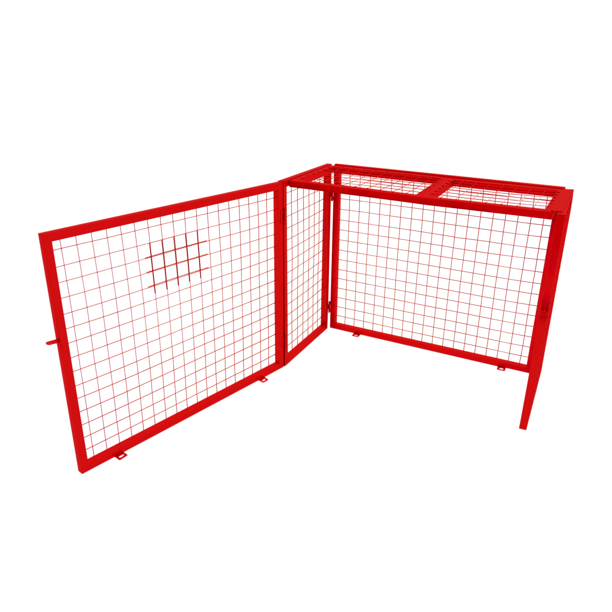 Q-Rax Gabbia Rete Bombole Gas Pieghevole 92x110x50cm
