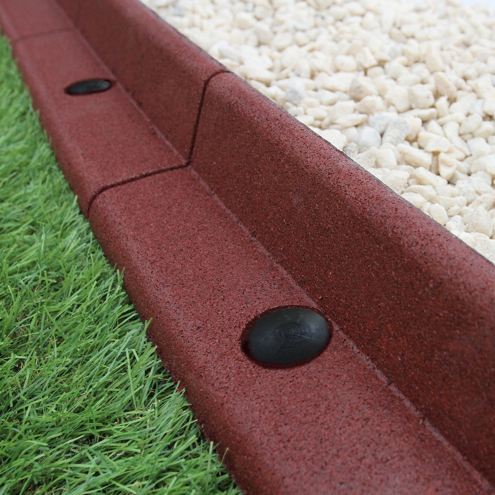 Q-Rax Bordatura Giardino flessibile terracotta 1,2m 6 pezzi