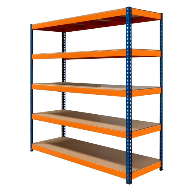 Q-Rax S-Rax Scaffale Garage 5 Ripiani 180x180x60 Metallo