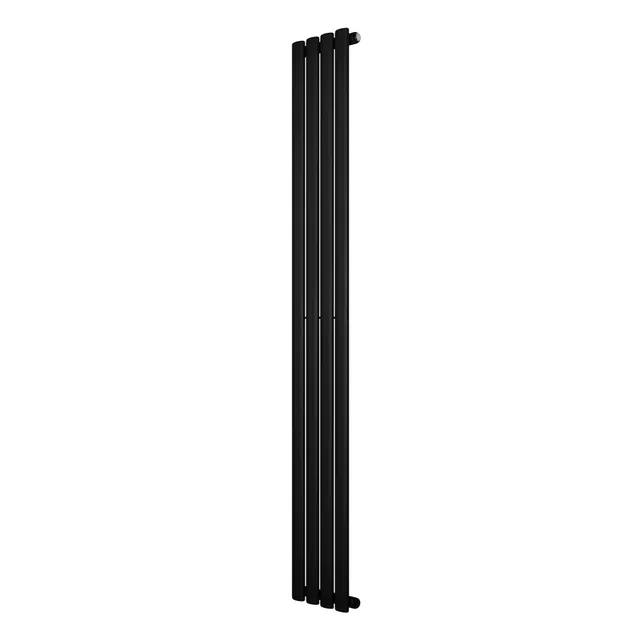 Q-Rax Radiatore Verticale Nero 1800x240 mm Colonna Ovale