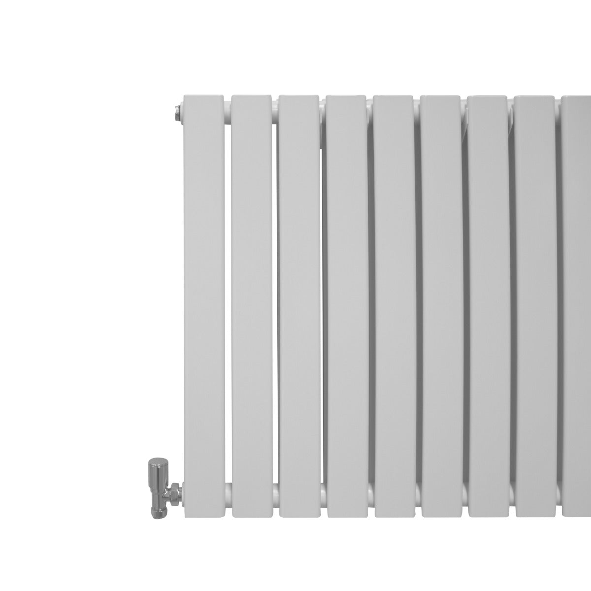 Q-Rax Radiatore Piatti Bianco Lucido 60x119 cm Acciaio