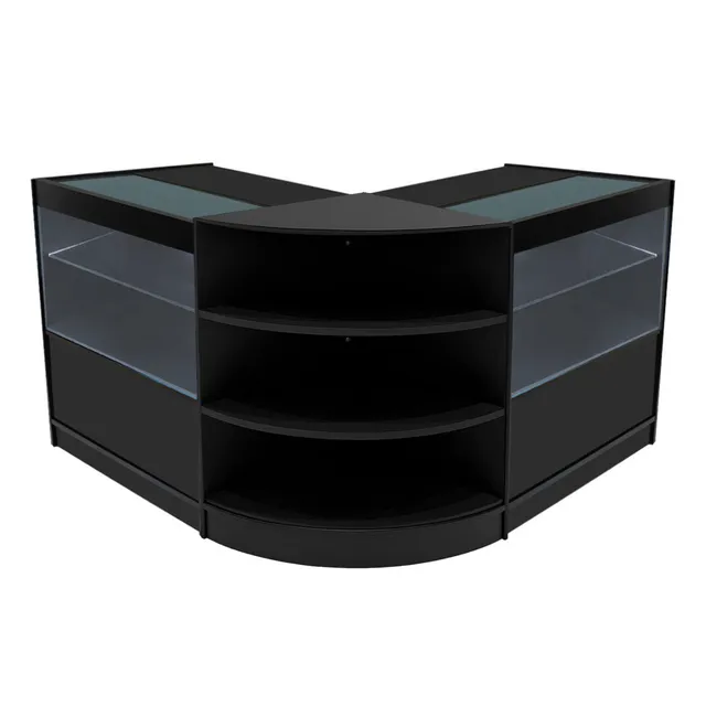 Q-Rax Banconi da Negozio Set Andromeda LED C900x2+LM60 Nero