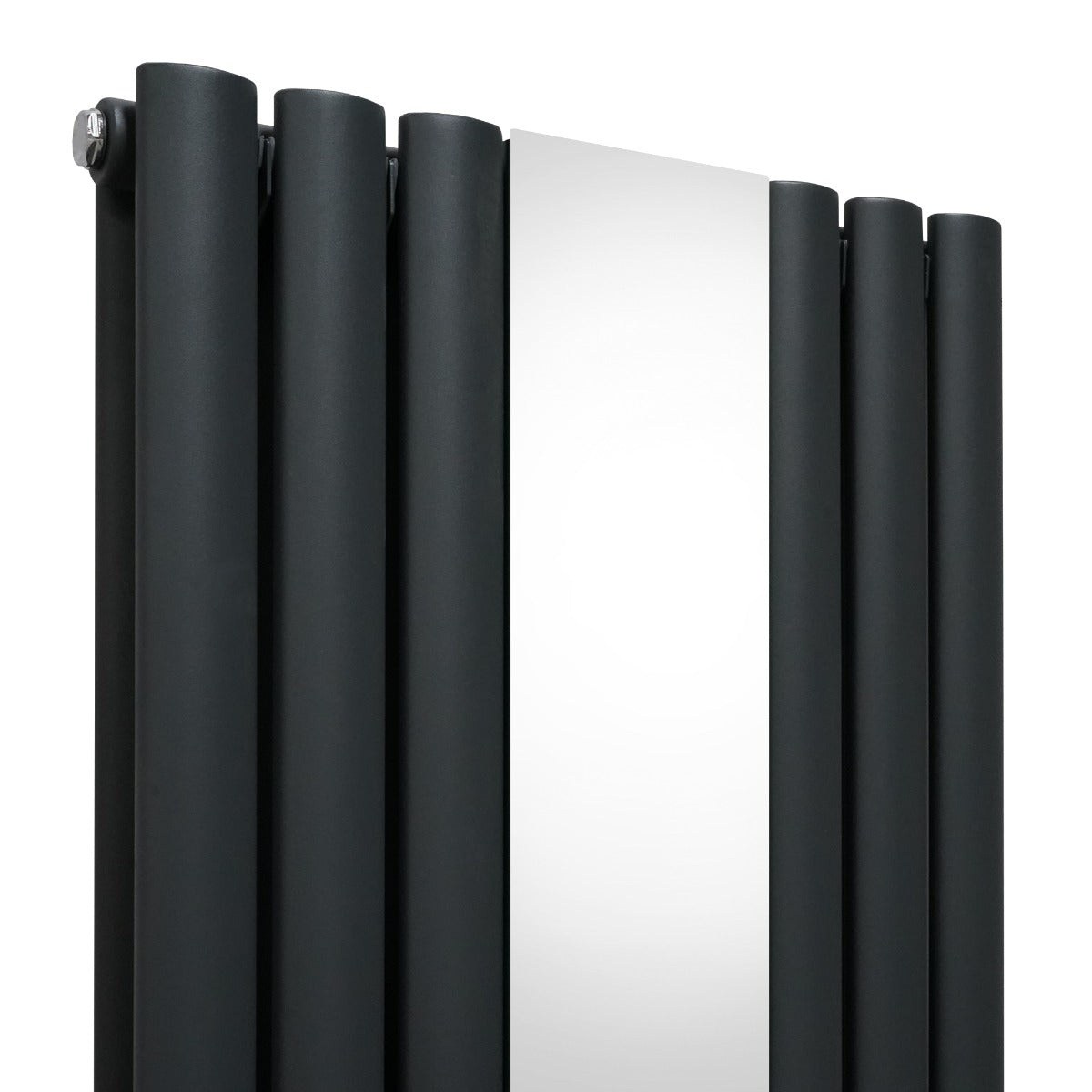 Q-Rax Pannelli Ovali a Specchio 1800x380 radiatore antracite