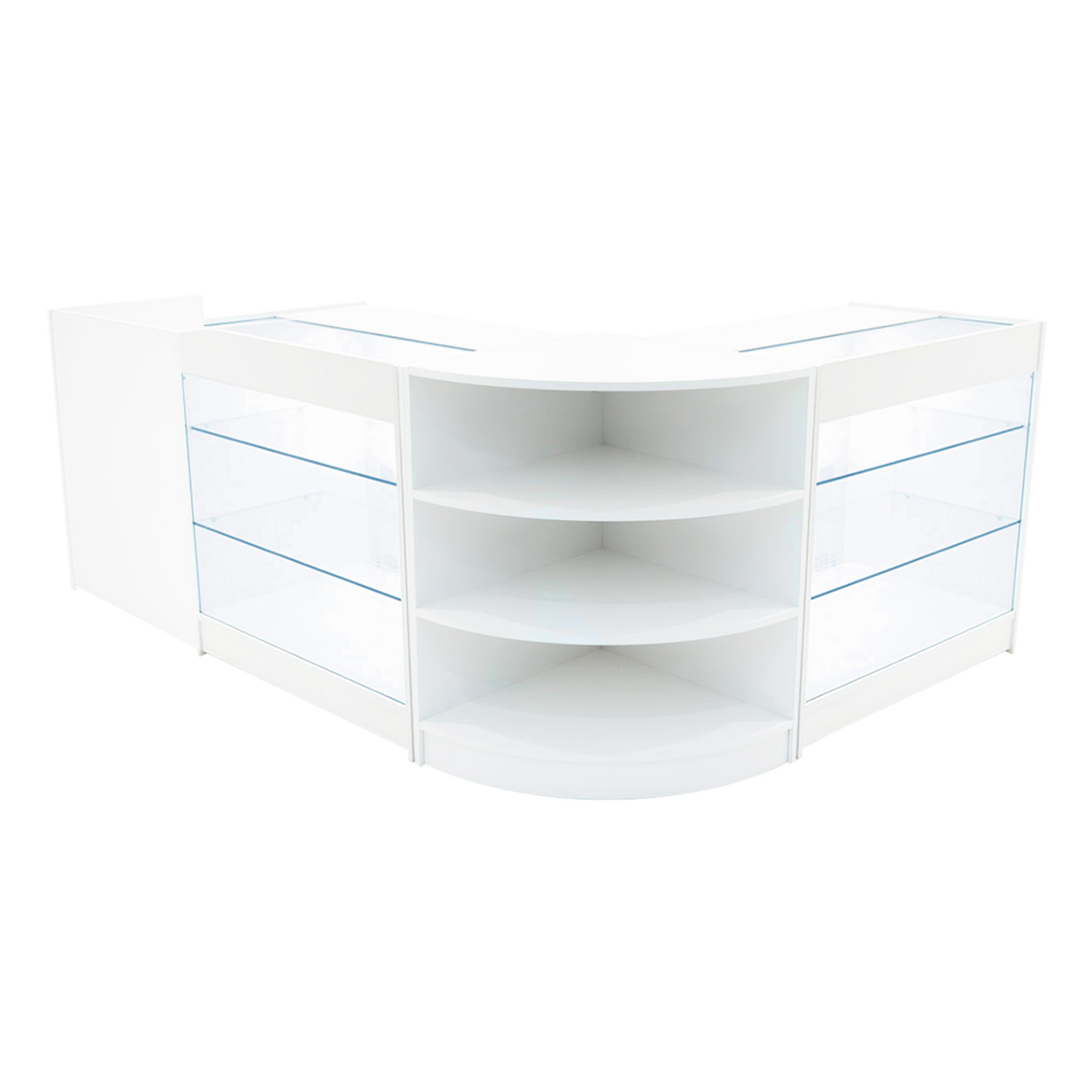 Q-Rax Astro Set LM60 TB60 K900 bancone negozio LED bianco