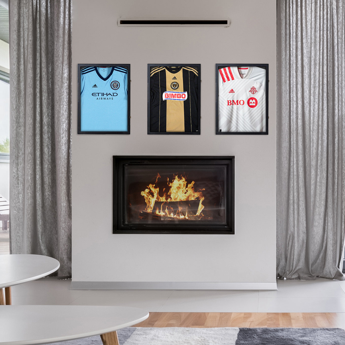 Jackcube Design Display teca maglia sportiva nera con serratura
