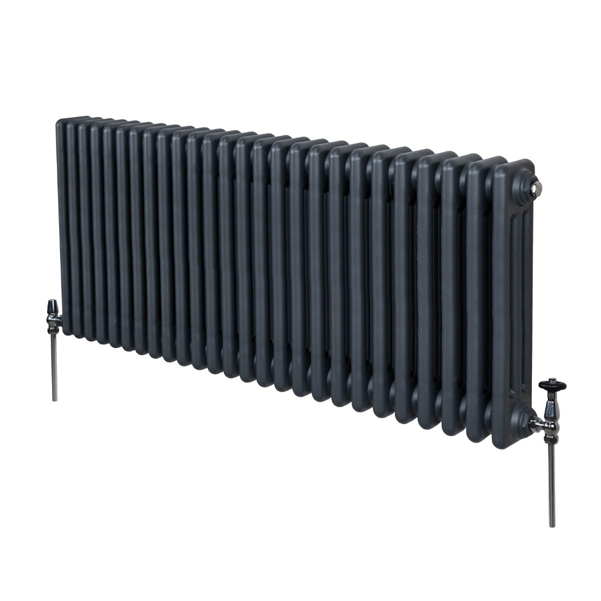 Q-Rax Radiatore 3 Colonne Antracite 600x1192mm Acciaio