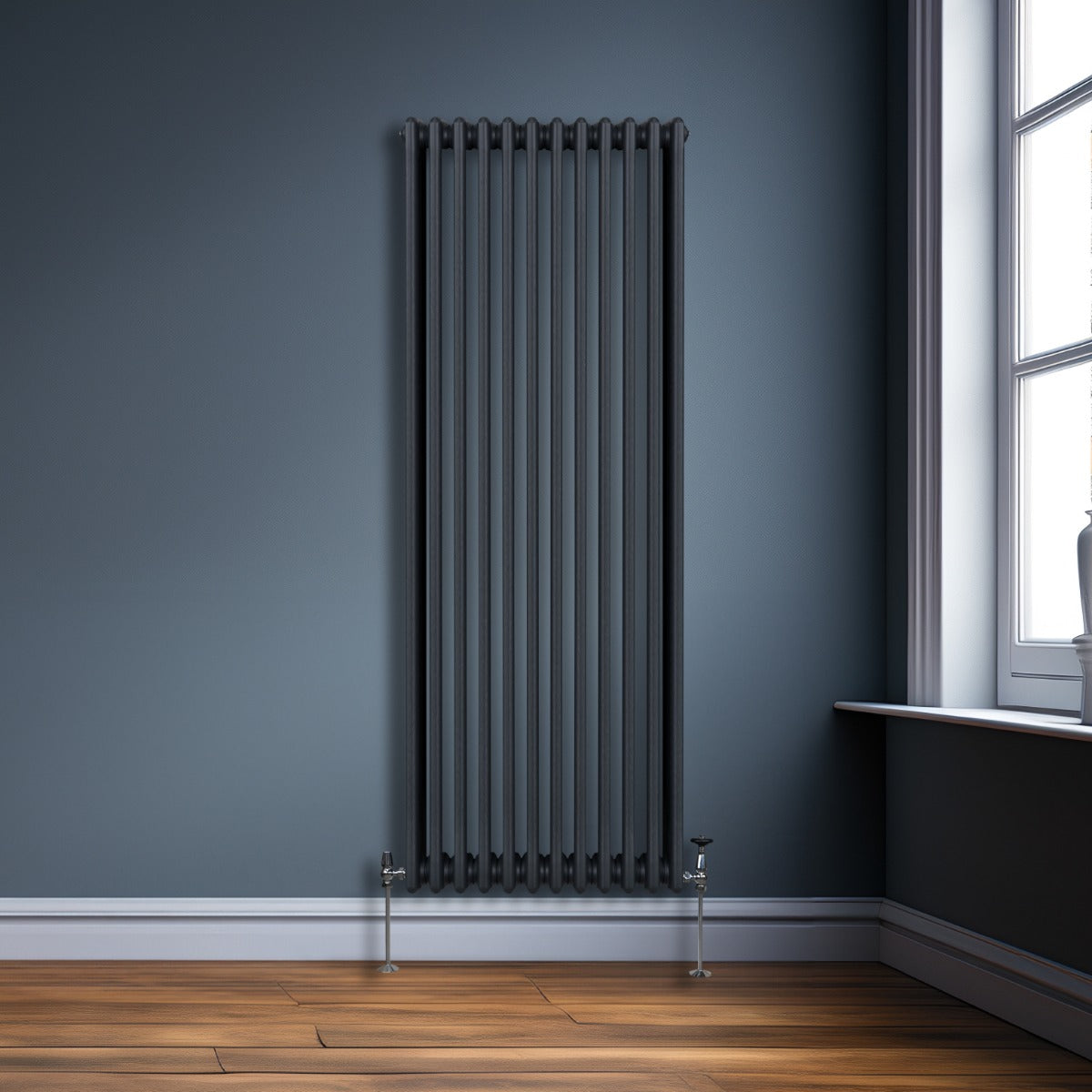 Q-Rax Radiatore Verticale 3 Colonne 1800x562 mm Antracite