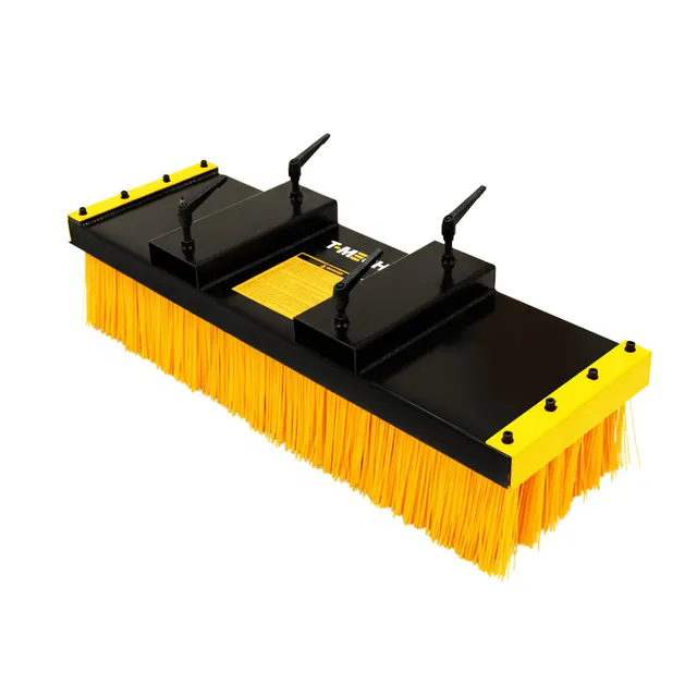 Q-Rax Spazzola Carrello Elevatore 130cm Acciaio 5 File