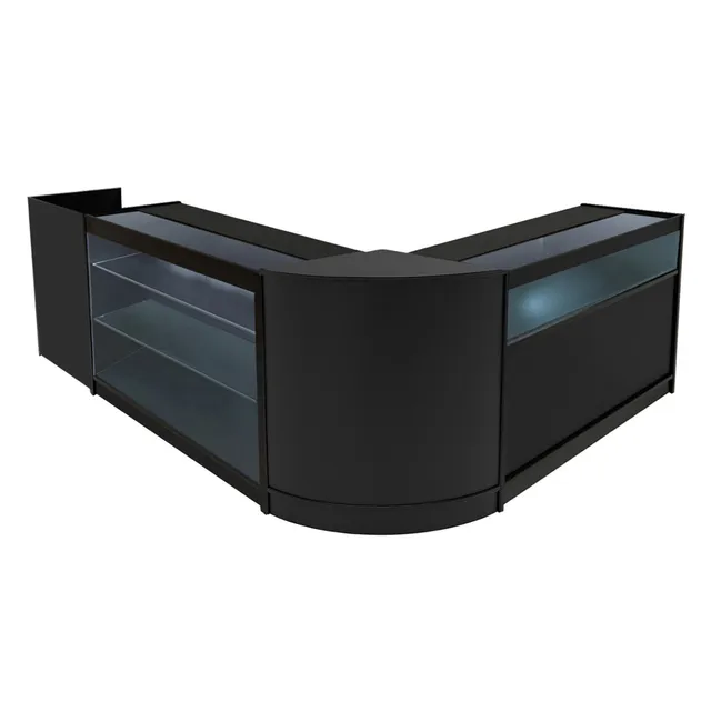Q-Rax Polaris Set Banconi Negozio LED Nero K1200 B1200 TB60 CM60