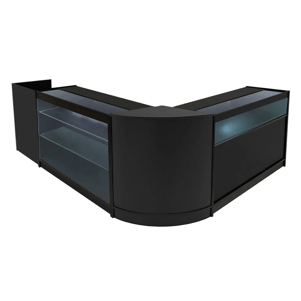 Q-Rax Polaris Set Banconi Negozio LED Nero K1200 B1200 TB60 CM60