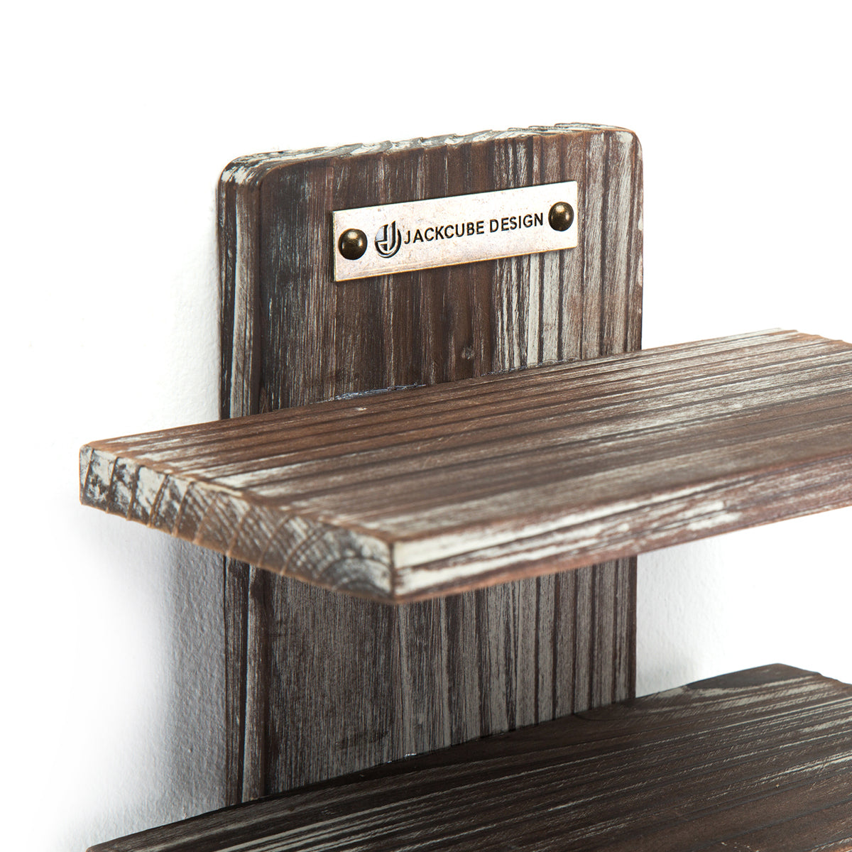 Jackcube Design Porta Occhiali Parete Legno 6 Ripiani 2 Ganci