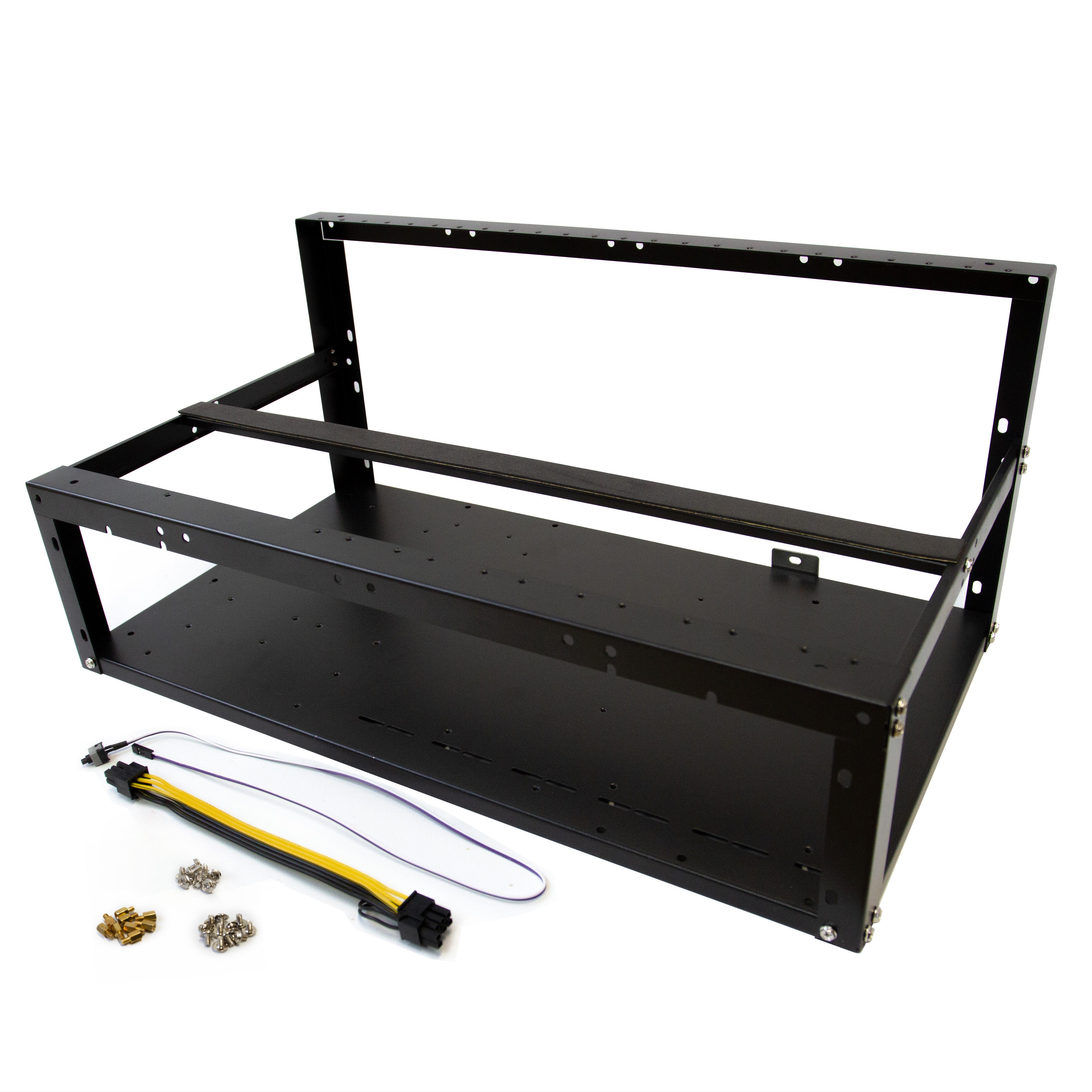 Q-Rax Telaio Mining 6-8 GPU Case Rig Acciaio 50,5 cm