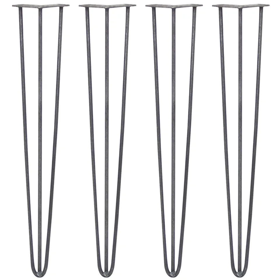 Q-Rax Gambe Per Tavoli 4 forcina 71 cm acciaio naturale
