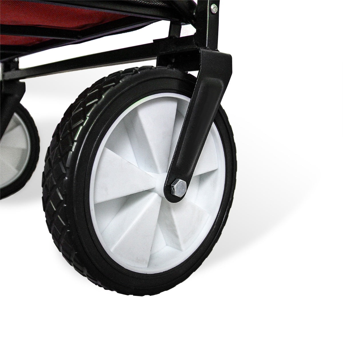Q-Rax Carrello Giardinaggio Pieghevole Rosso 70kg