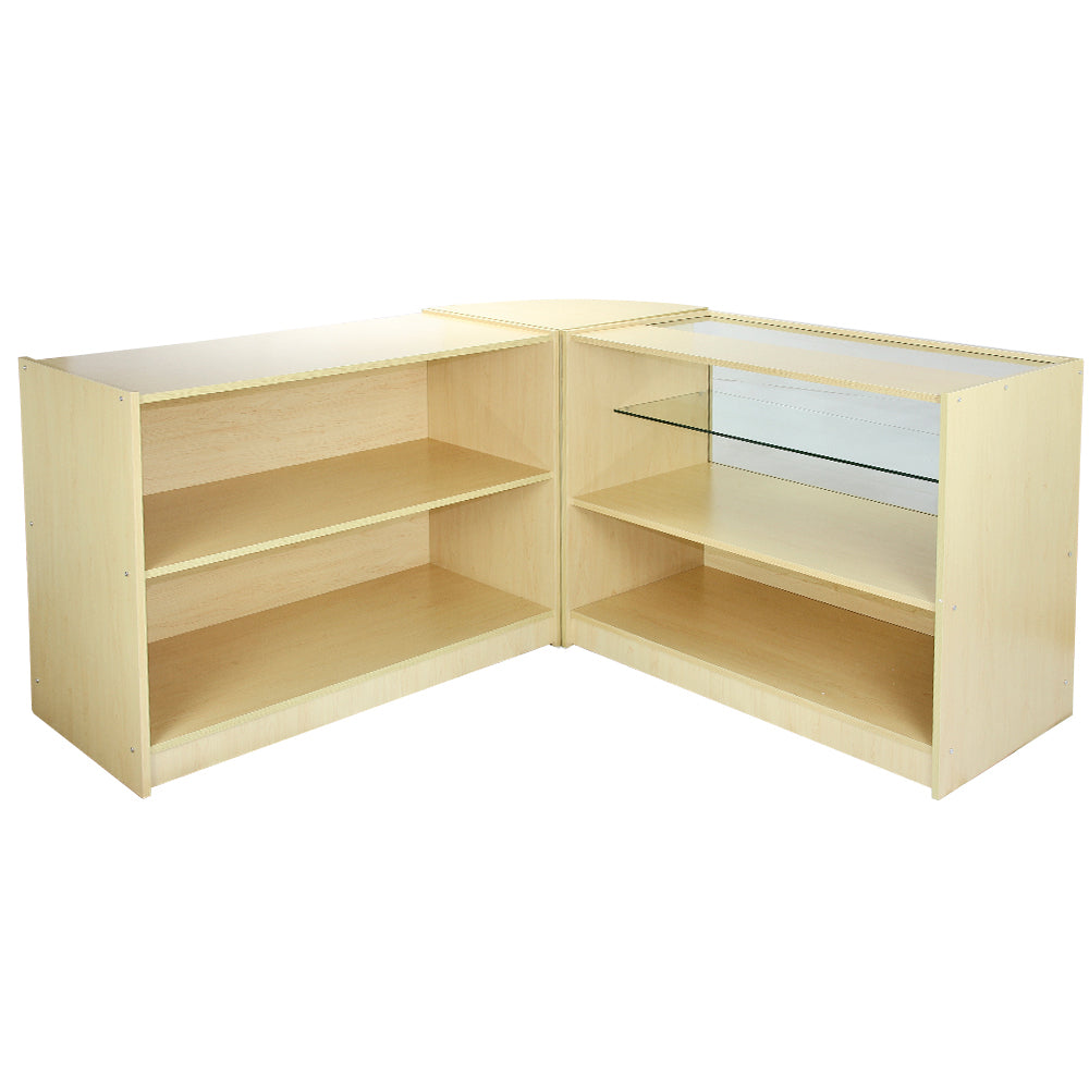 Q-Rax Nova Set 3 Banconi Negozio Acero Laminato A1200 C1200