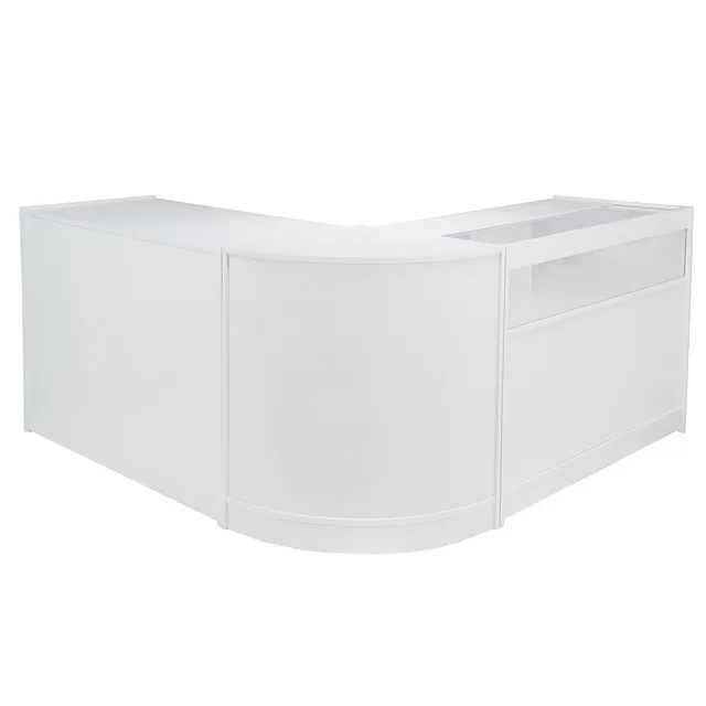 Q-Rax Galaxy Set 3 Banconi da Negozio Bianco con Vetrina