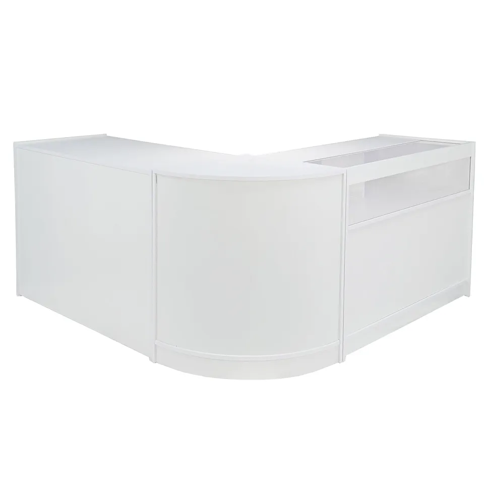 Q-Rax Galaxy Set 3 Banconi da Negozio Bianco con Vetrina