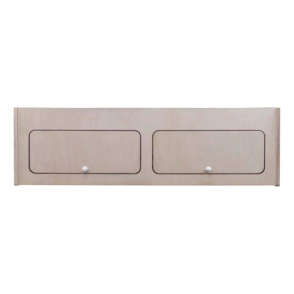 Q-Rax Accessori Casa Armadio Pensile Camper 120x35x35 cm Legno