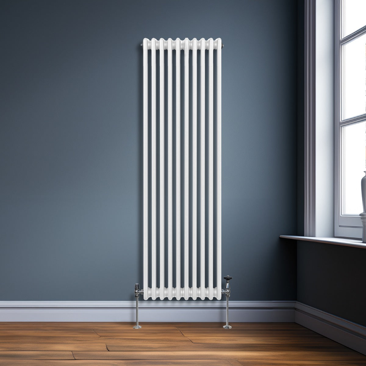 Q-Rax Radiatore 3 Colonne 1800x472 mm Termosifone Bianco