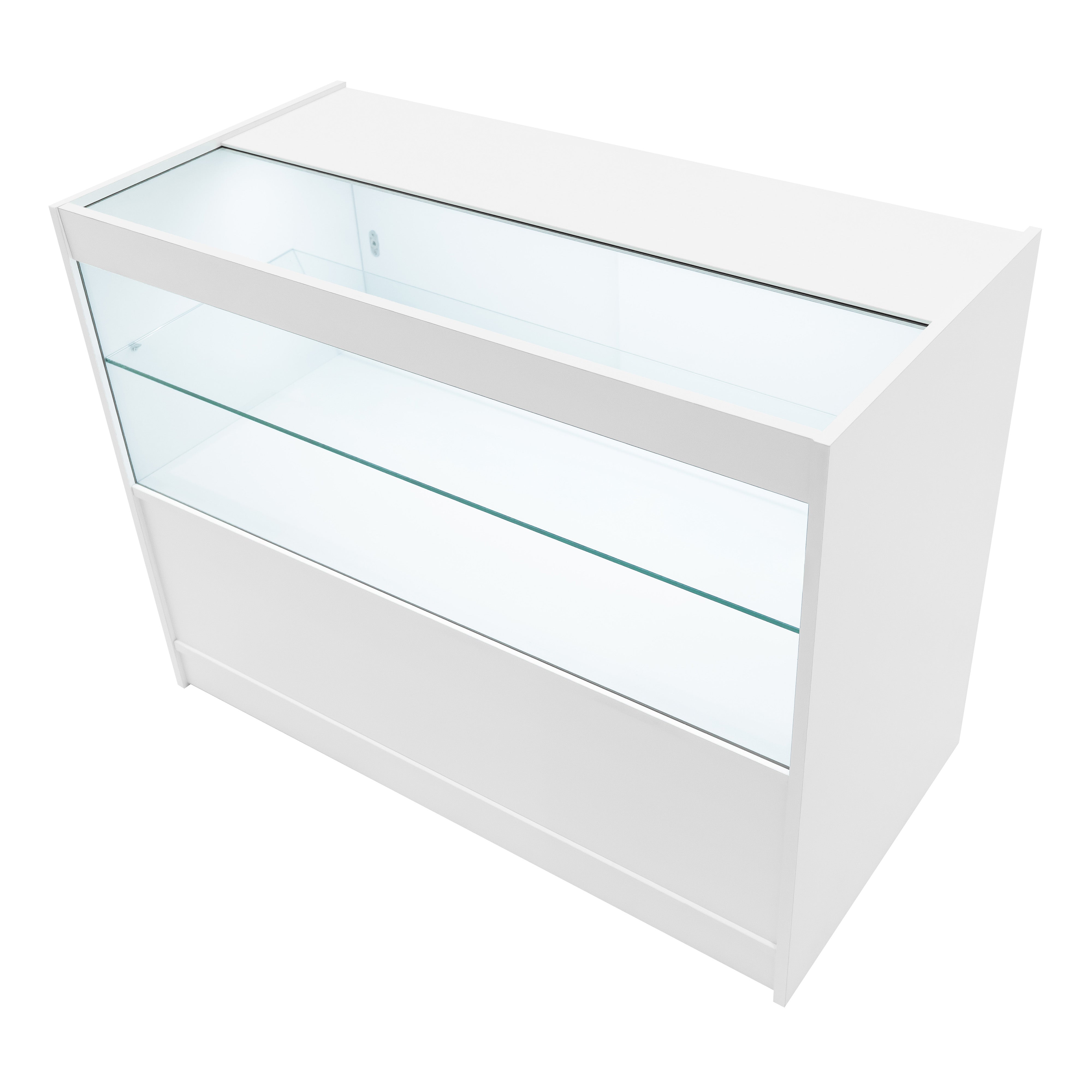 Q-Rax Selene C1200x2 CM60 Bancone Negozio Bianco LED