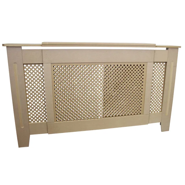 Q-Rax Copritermosifone Regolabile 1400-1920mm MDF Naturale