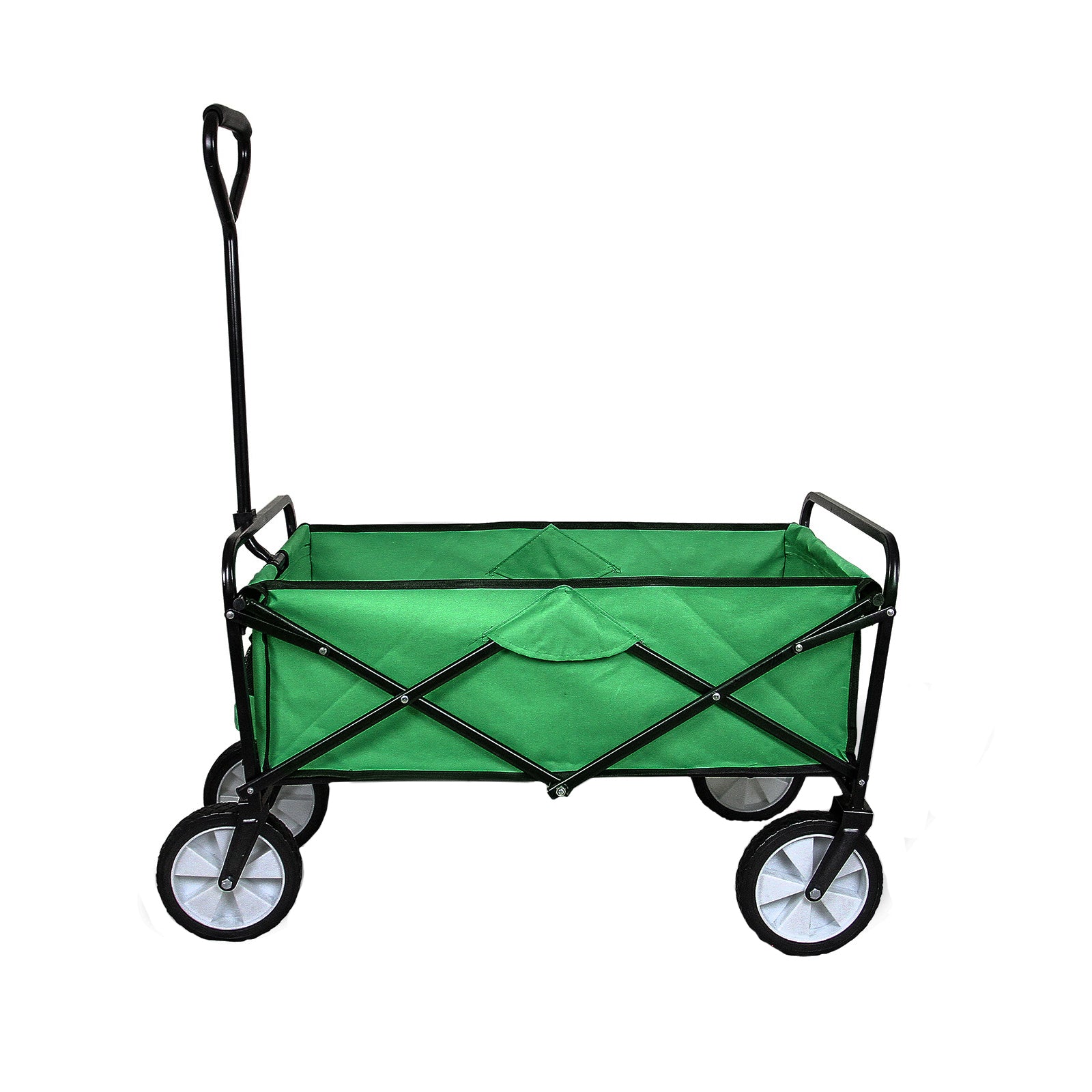 Q-Rax Commercio Artigianato Carrello Pieghevole Verde 70kg