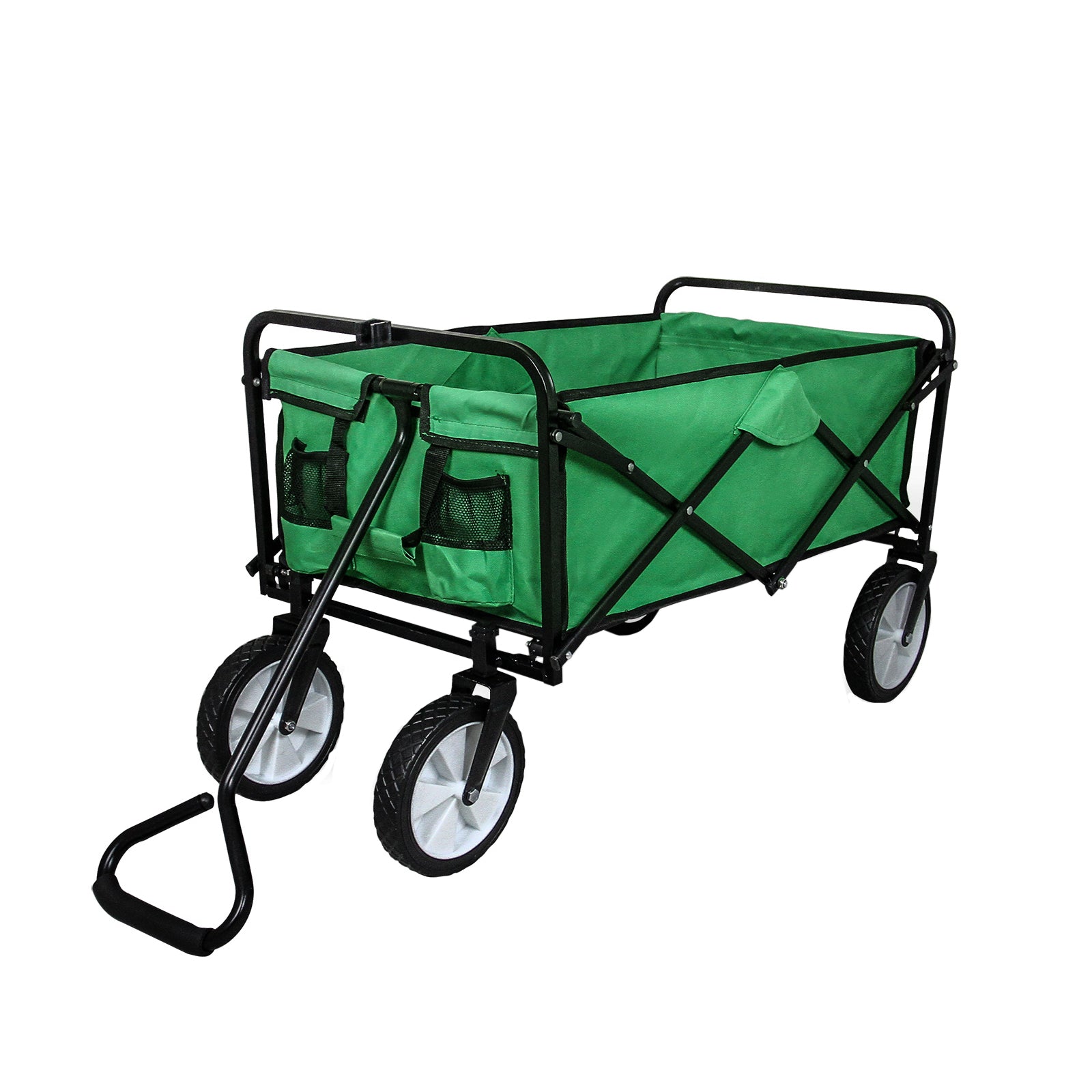 Q-Rax Commercio Artigianato Carrello Pieghevole Verde 70kg