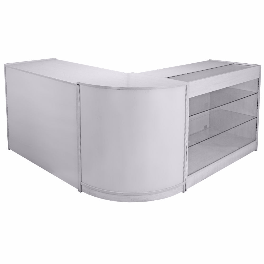 Q-Rax Mars Set 3 banconi negozio bianco brillante A1200 K1200