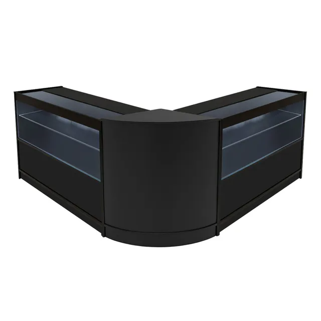 Q-Rax Selene Set 2x C1200+CM60 bancone nero LED