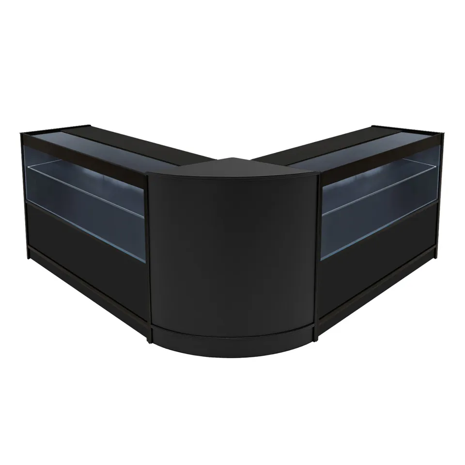 Q-Rax Selene Set 2x C1200+CM60 bancone nero LED