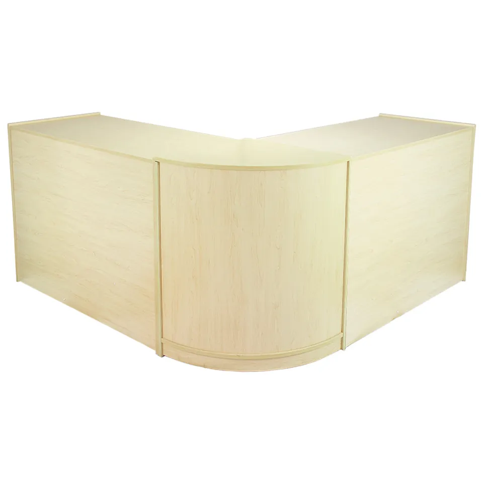 Q-Rax Zodiac Set 3 Banconi Negozio Acero Laminato a L