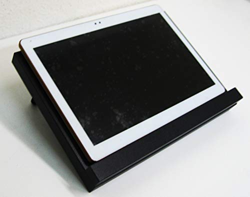 Henor Supporto tablet legno grafite 26x18 cm 3 altezze