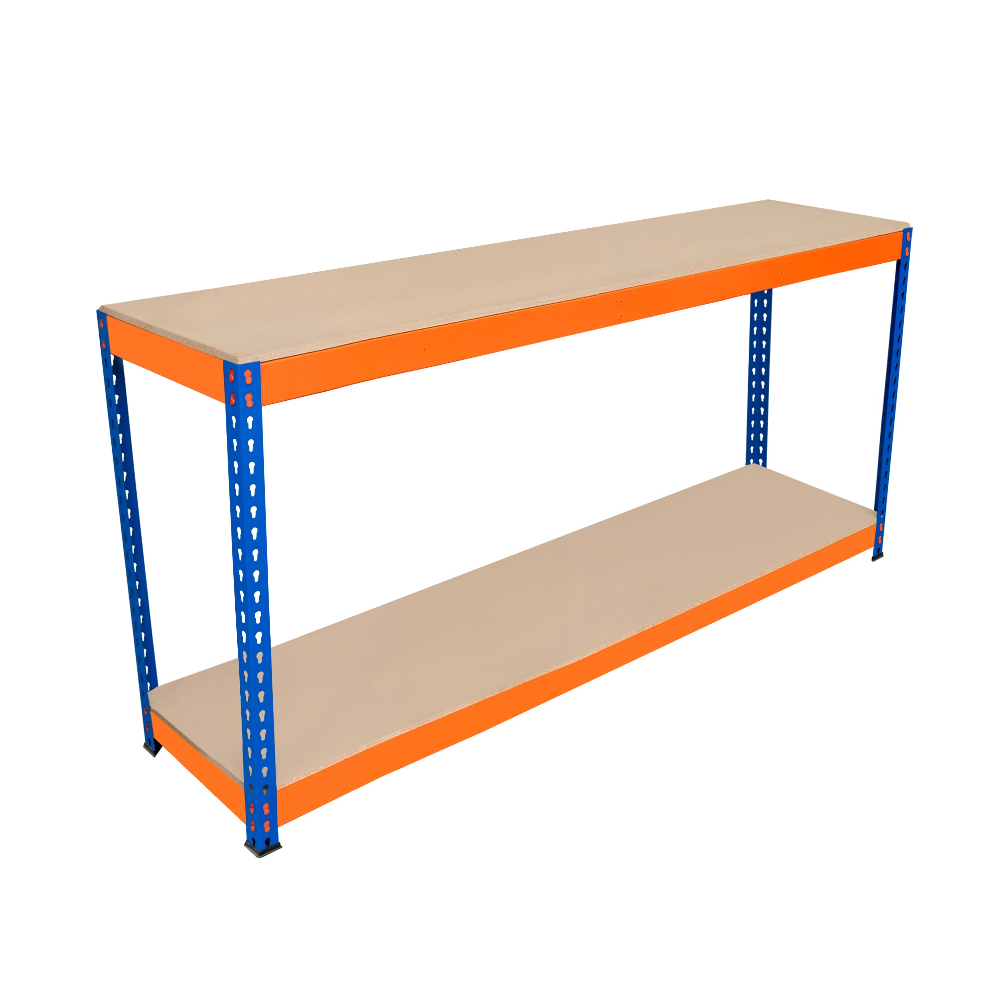 Q-Rax Banco Lavoro S-Rax 180x45x90cm 2 Ripiani 600kg Acciaio