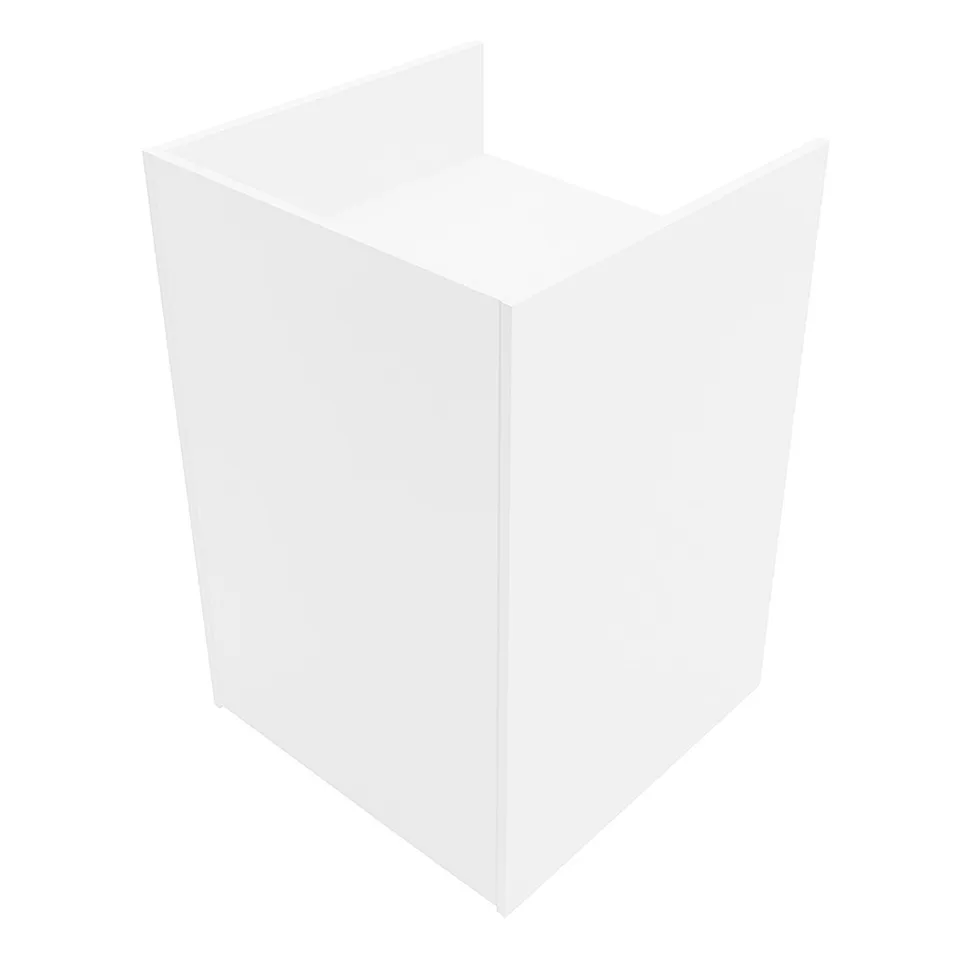 Q-Rax Banconi da Negozio TB60 Bancone Cassa Bianco 60 cm