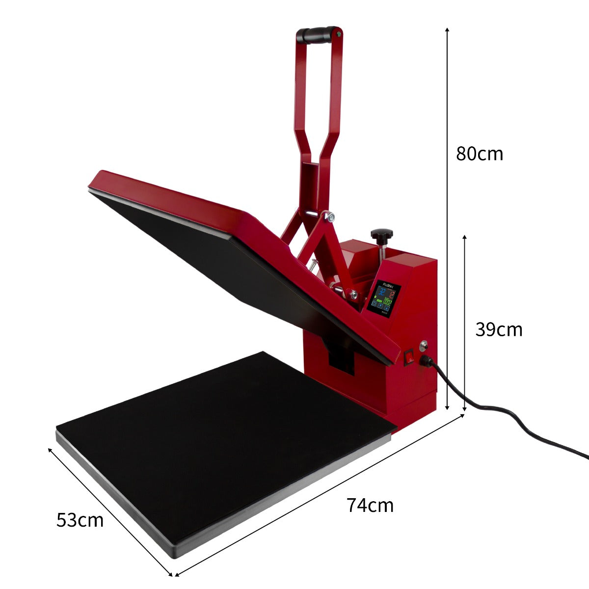 PixMax Termopressa 50x50 cm sublimazione e vinile touchscreen