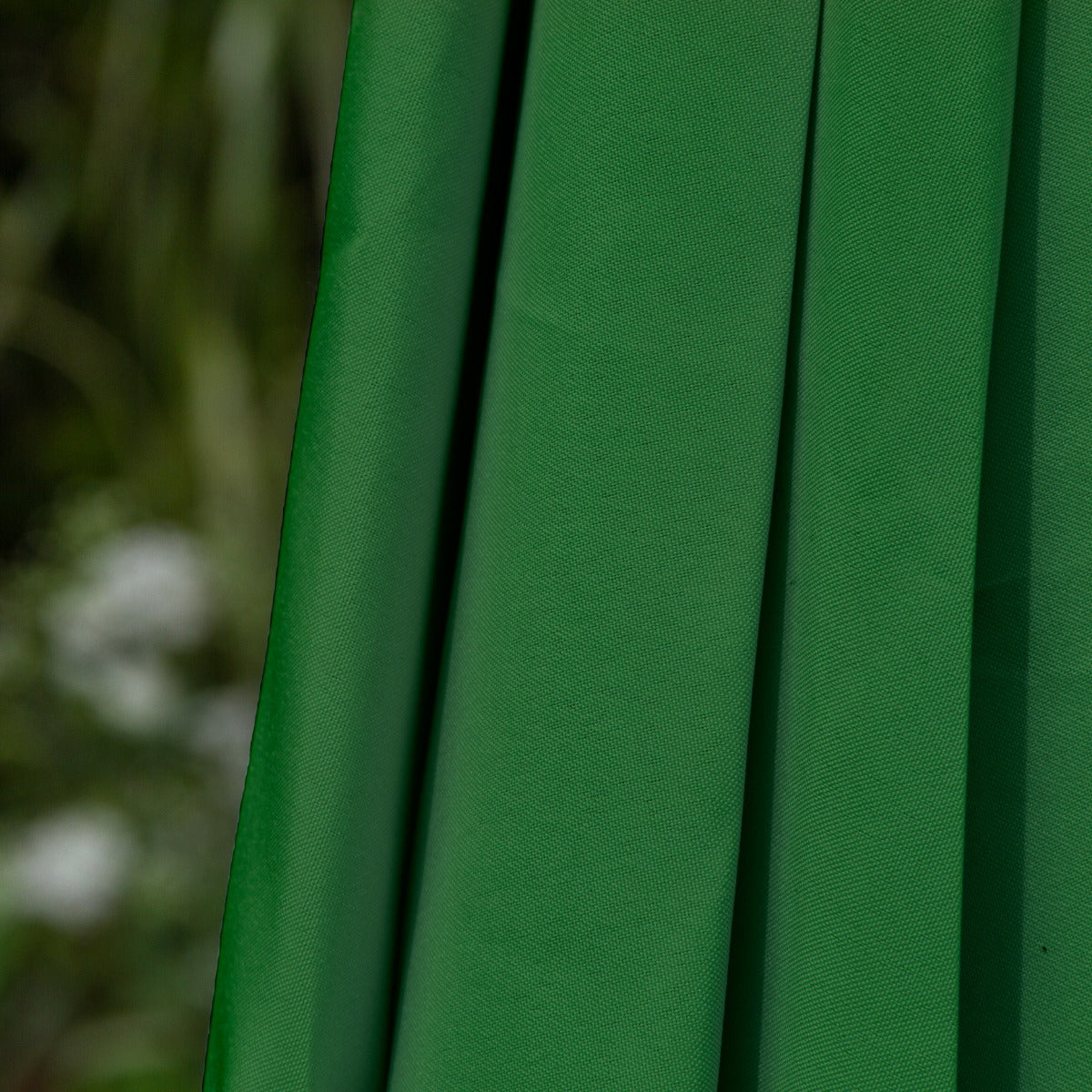 Q-Rax Ombrellone Giardino Inclinabile 2,7m Verde LED Solare