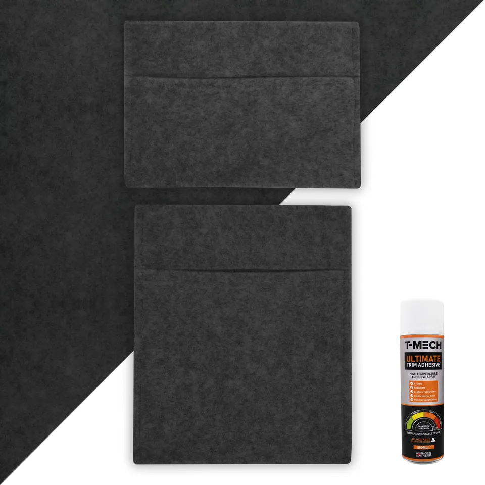 Q-Rax Fodera Furgone Grigio Antracite 11 mq con Tasche